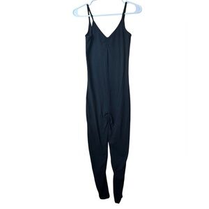 American Apparel Black‎ Spaghetti Strap Jumpsuit - Size Small